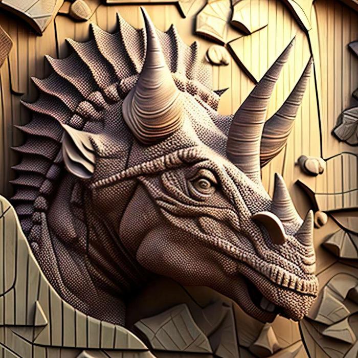 3D model Mosaiceratops (STL)